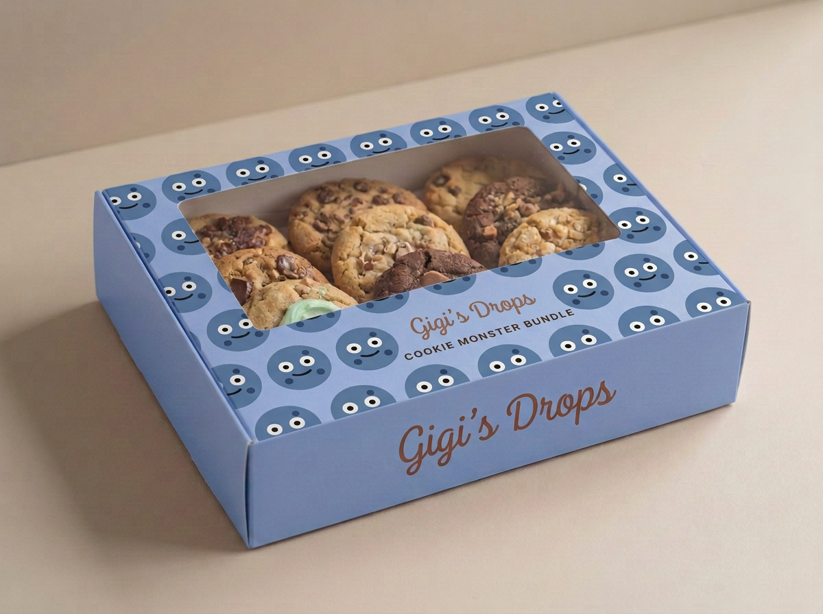 Cookie Monster cookie box